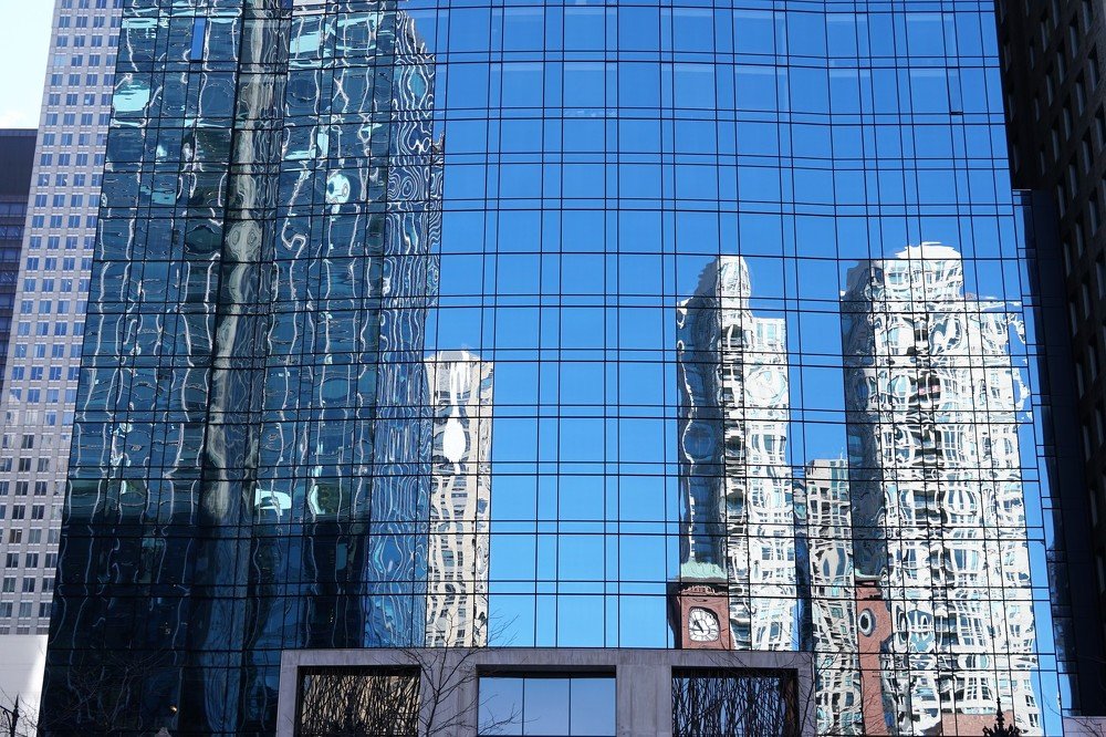 Небоскребы в небоскребе.Чикаго