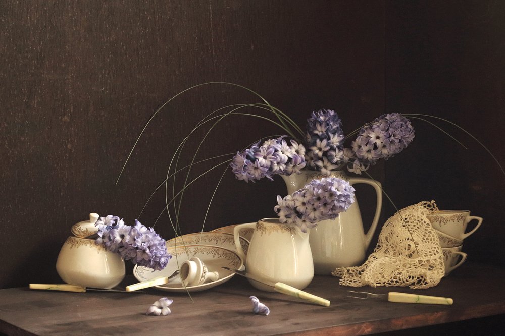 С гиацинтами