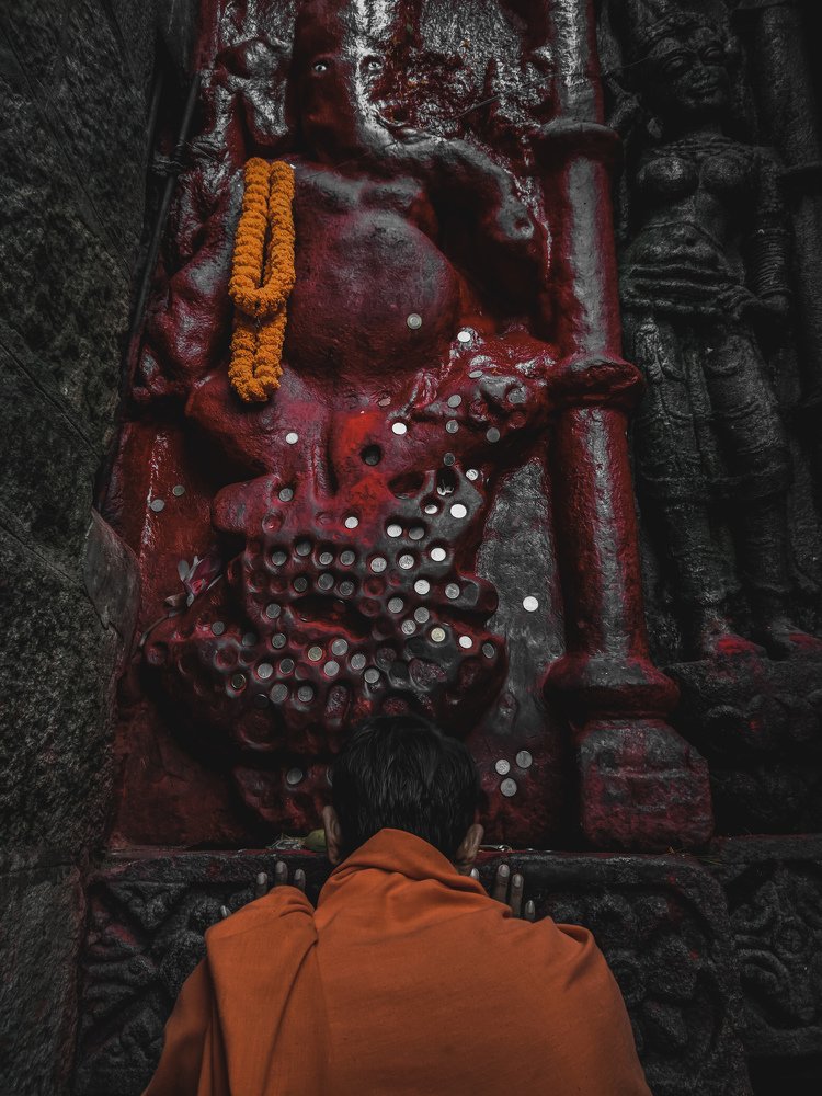 Priest and the temple