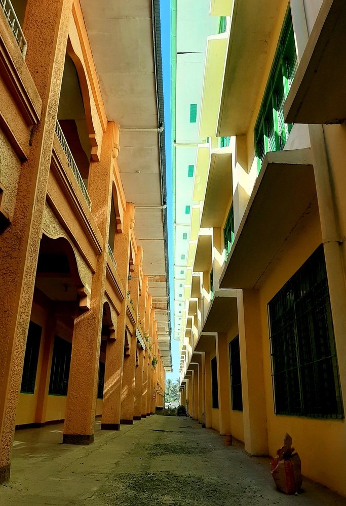 Empty Corridor amidst COVID-19