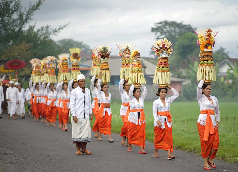 Gebogan Balinese Ceremony