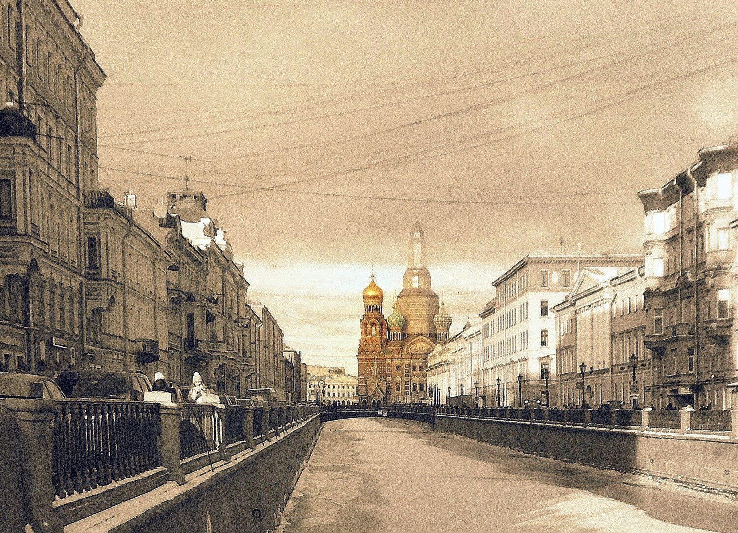 Город золотой. Сепия