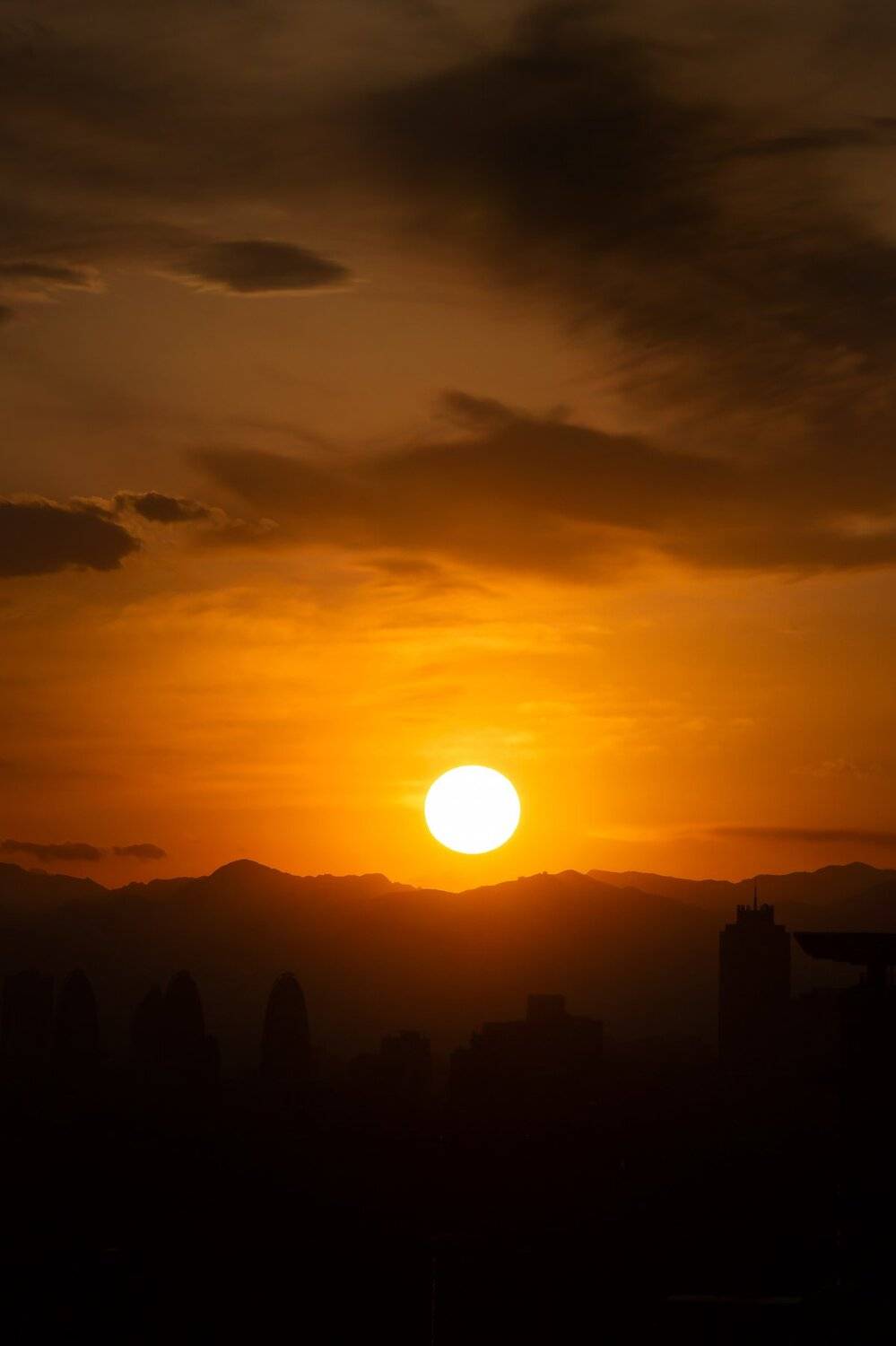 Закат в Поднебесной