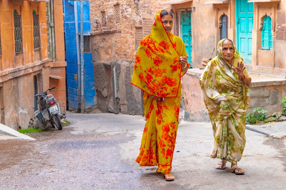 Young and old together