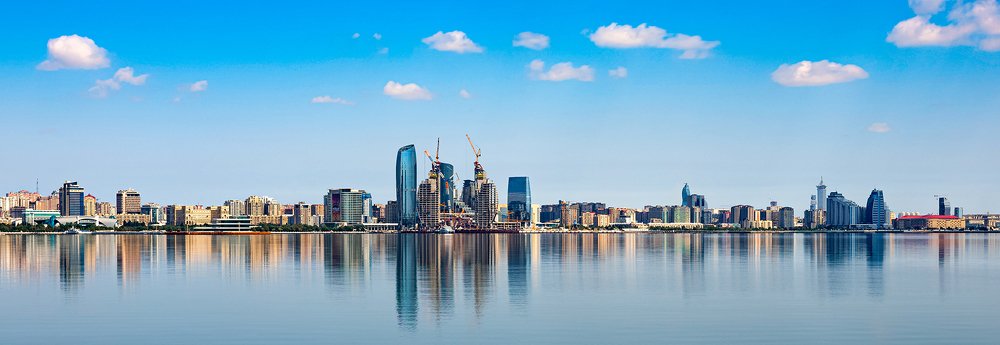 Panorama of Baku bay