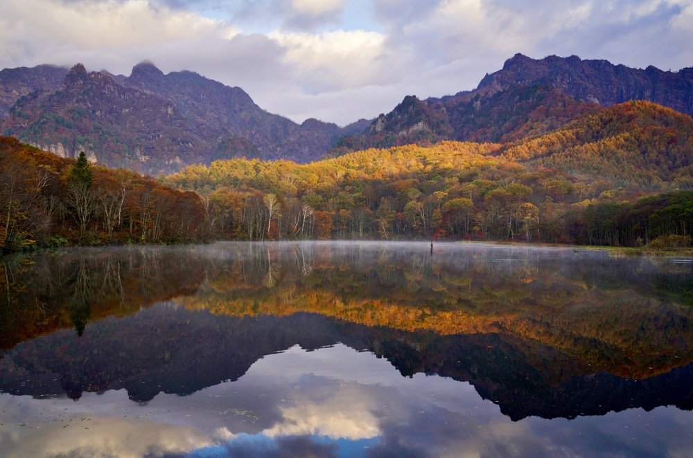 early morning in Togakushi Japan