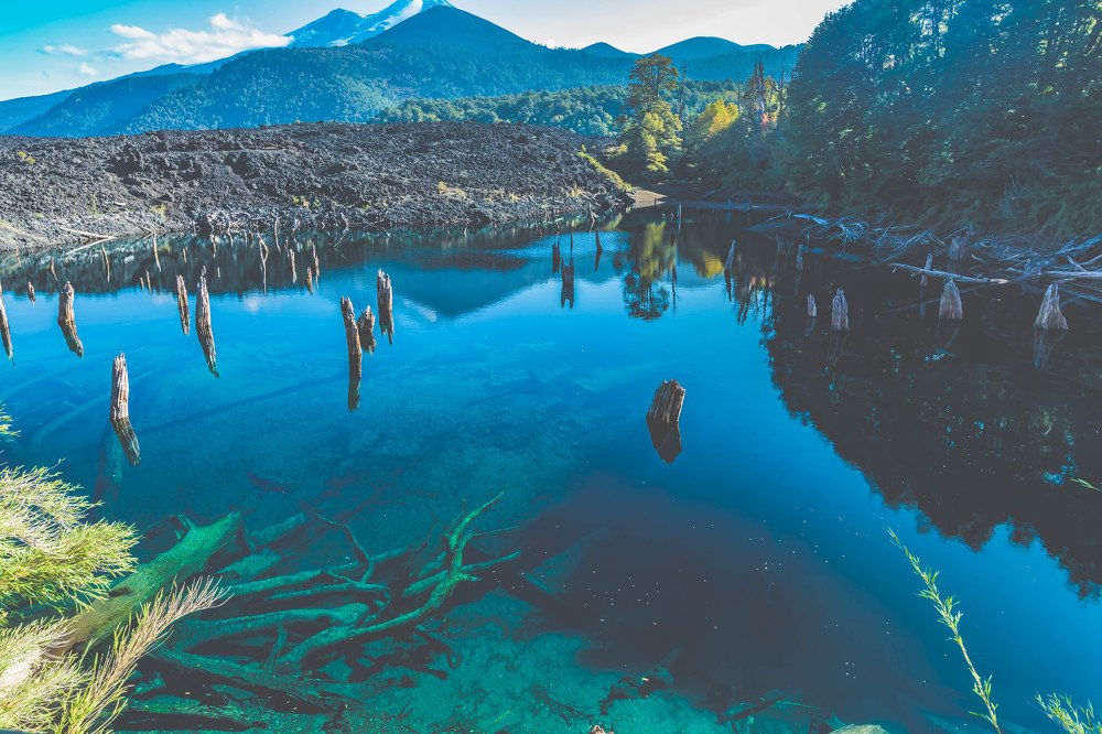 Laguna Arcoiris Parque Nacional Conguillio