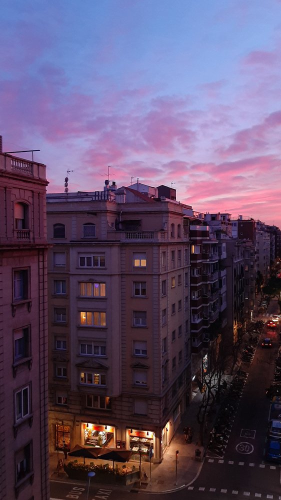 Розовое небо