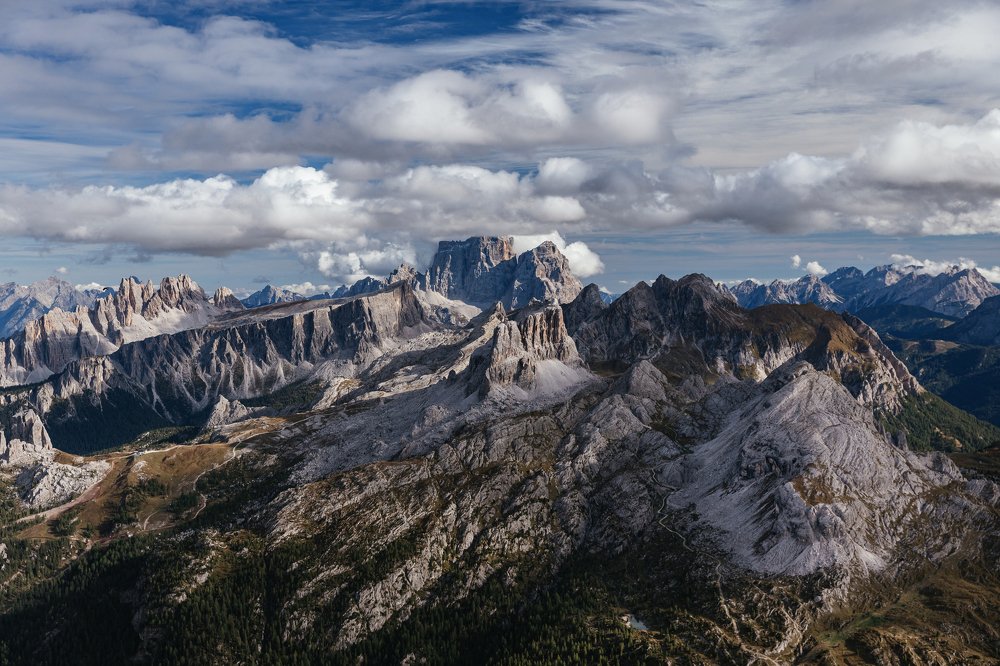 Dolomites alpine in Italy. 2019