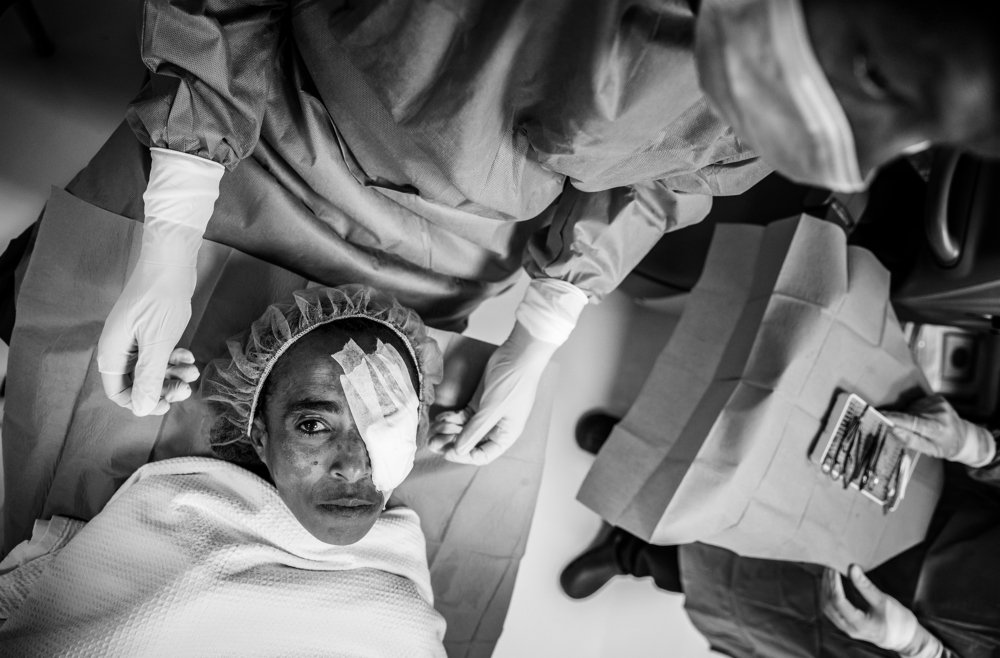 Ethiopian hospital patient