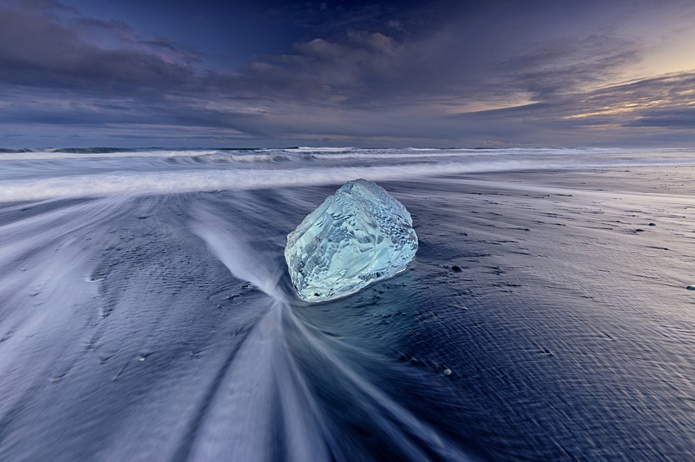 Diamond on the beach