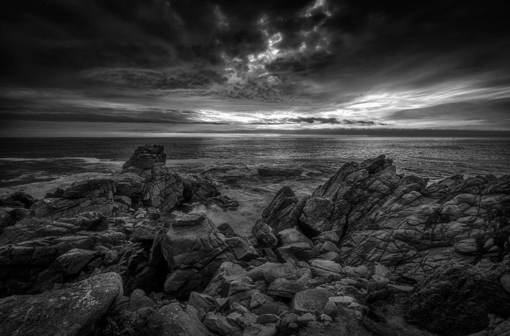 Ocaso en el Pacifico (Pacific coast sunset)