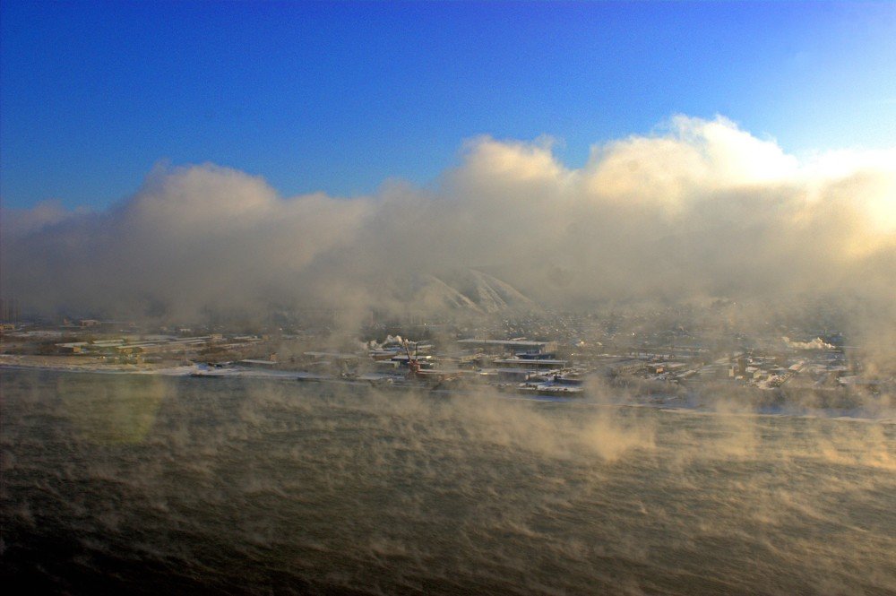 В морозный день на Енисее