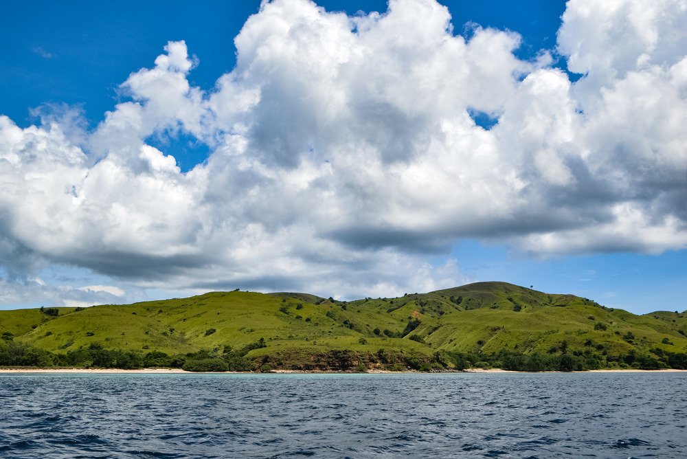 Sunny day at Labuan Bajo, Nusa Tenggara Timur, Indonesia..