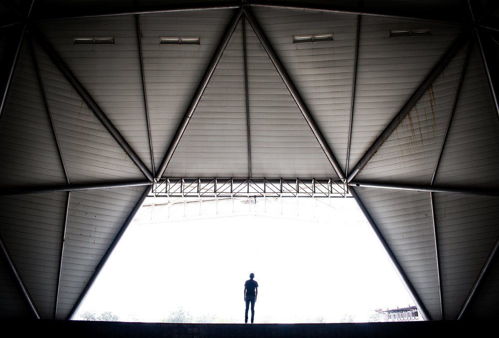 En medio de la nada.