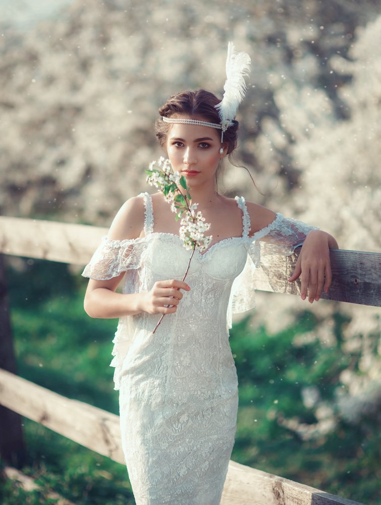 Вишня в цвету