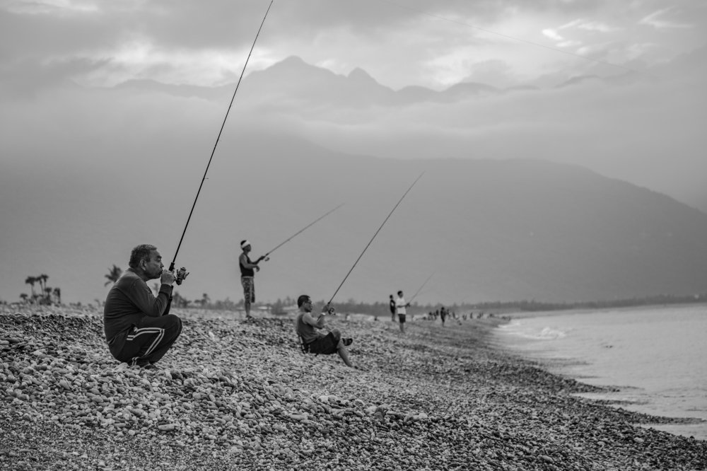 Man Waiting for Chance