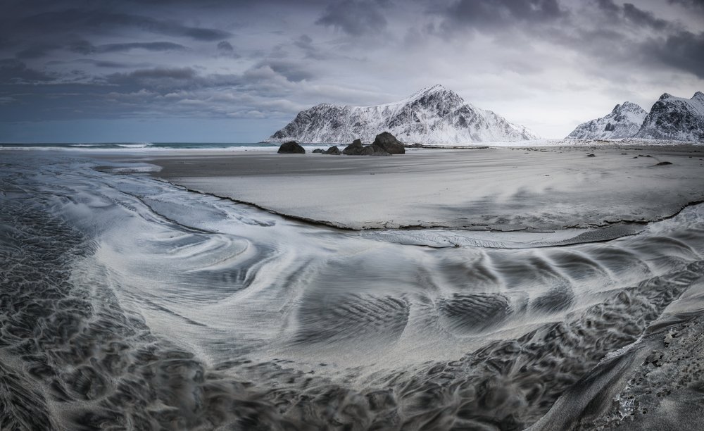 Skagsanden beach pano