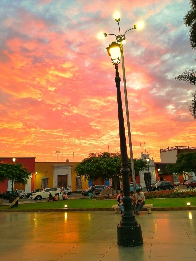 Colores en el cielo.