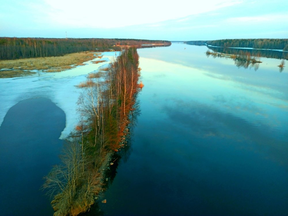 Мякса вечером.