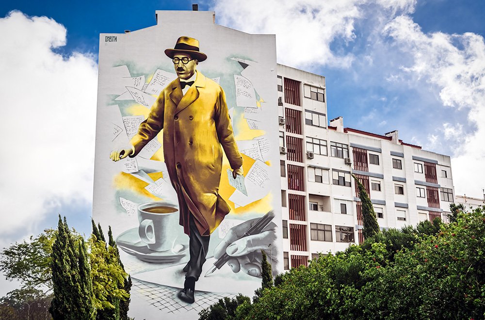 Fernando Pessoa, um grafite de ODEITH