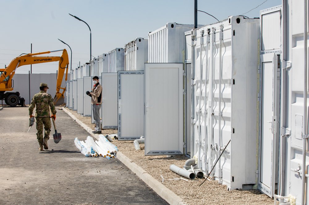 Временный госпиталь для зараженных