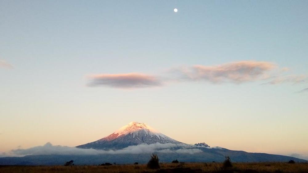 La luna arrullando al coloso