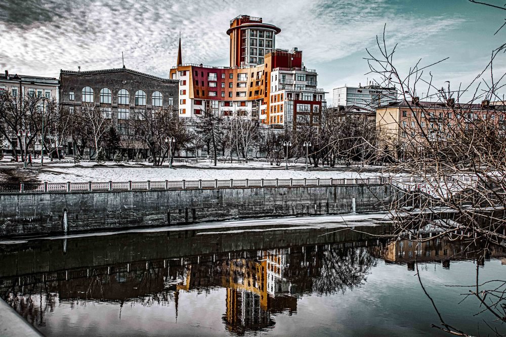 Набережная реки Омь