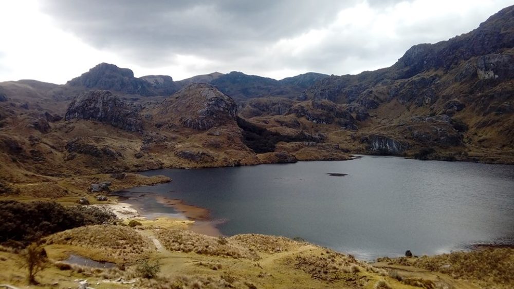 cold enigmatic sunset in the Cajas...