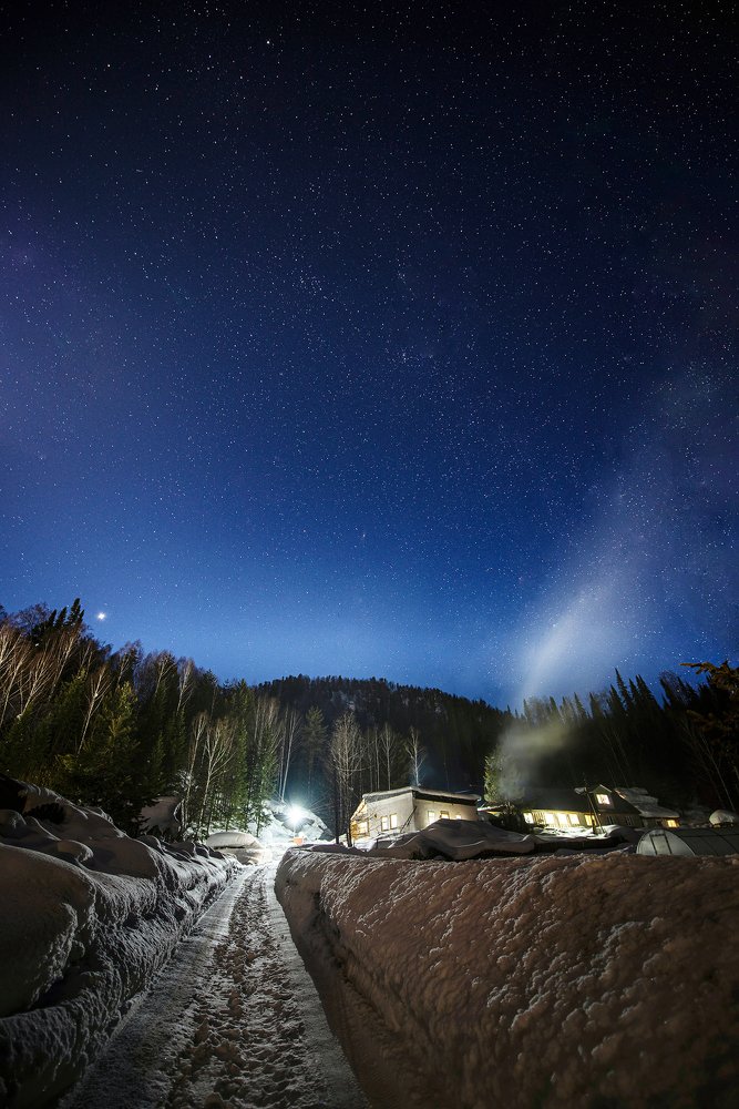 Ночь в Турочаке