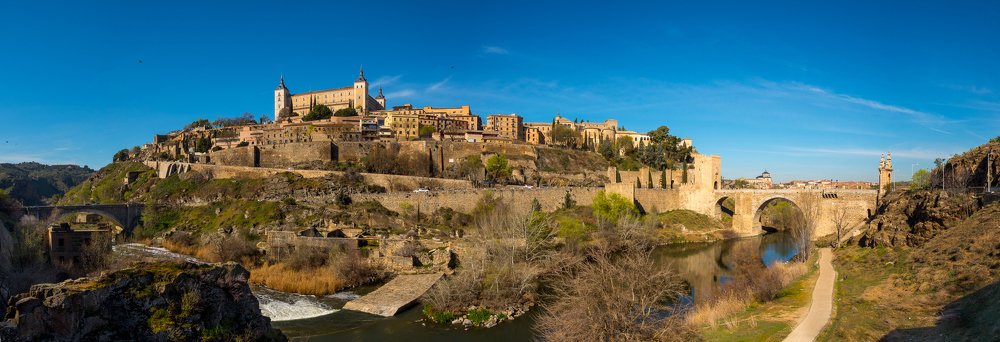 Panorama view of Toledo, Spain