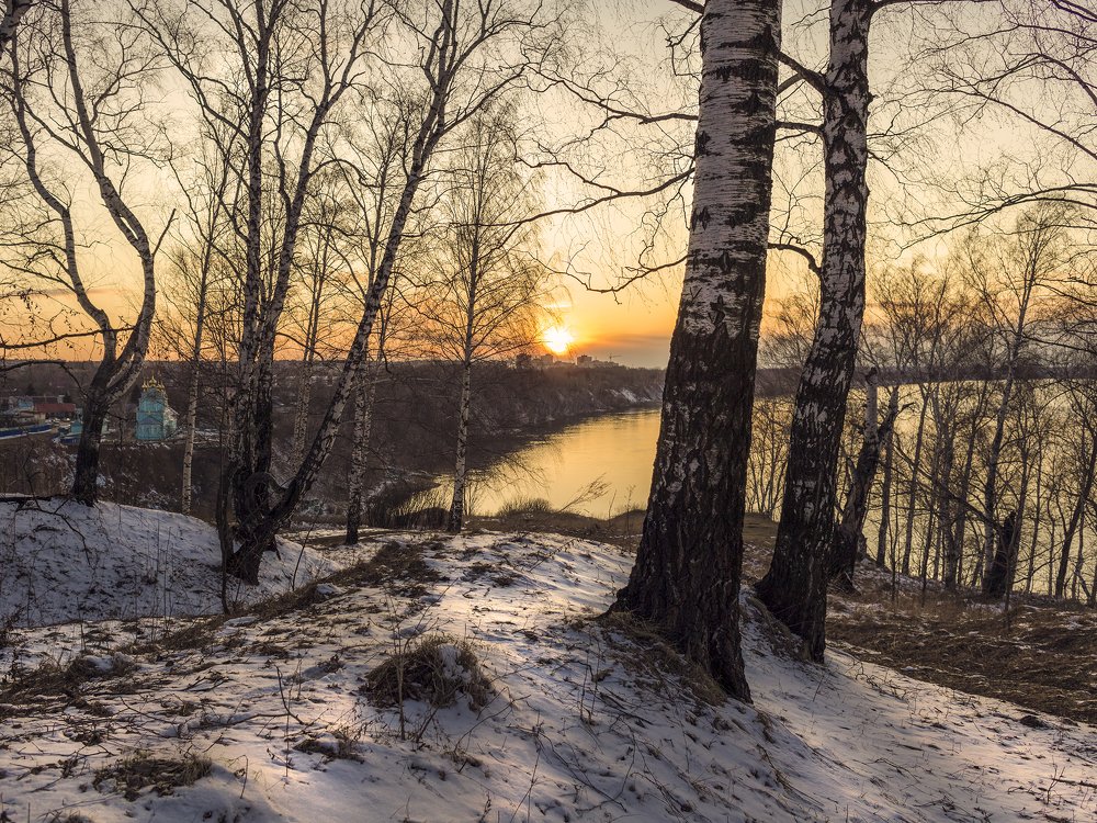 Вечер на Волге