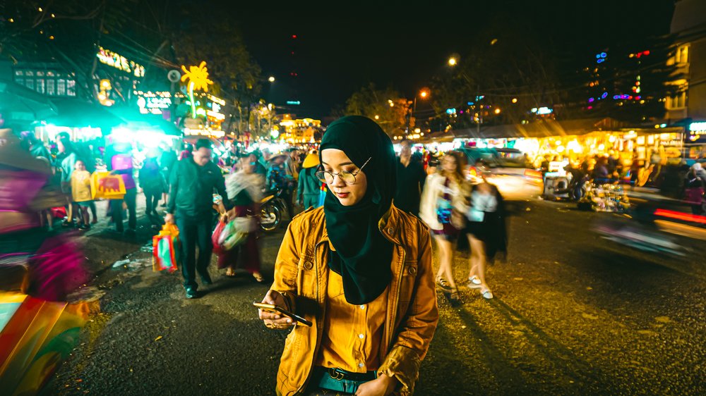 Night market excitement before the Covid-19 pandemic