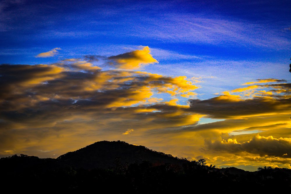 Sunrise over mountains