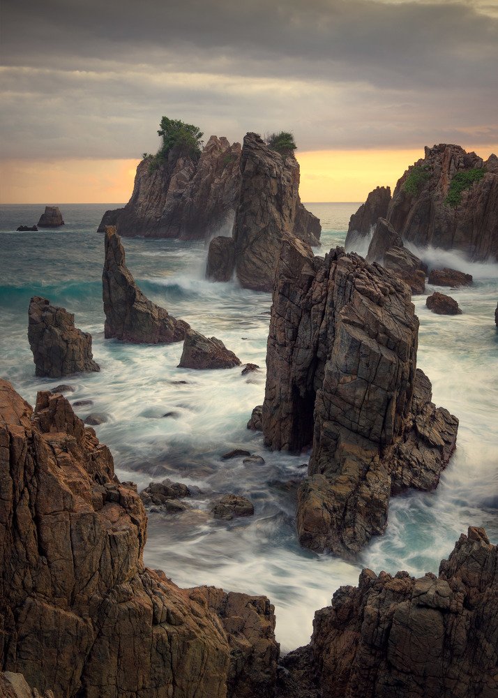 Solid Rock at Sumatrans Coast.