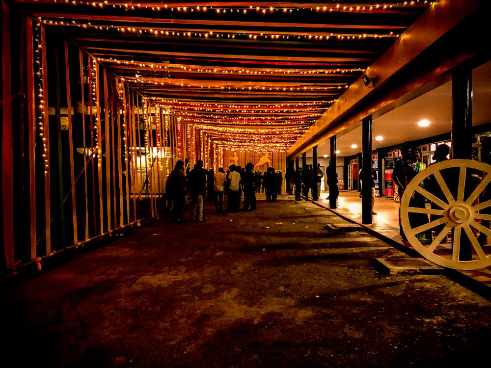 The beauty of light dwells in the heart of night