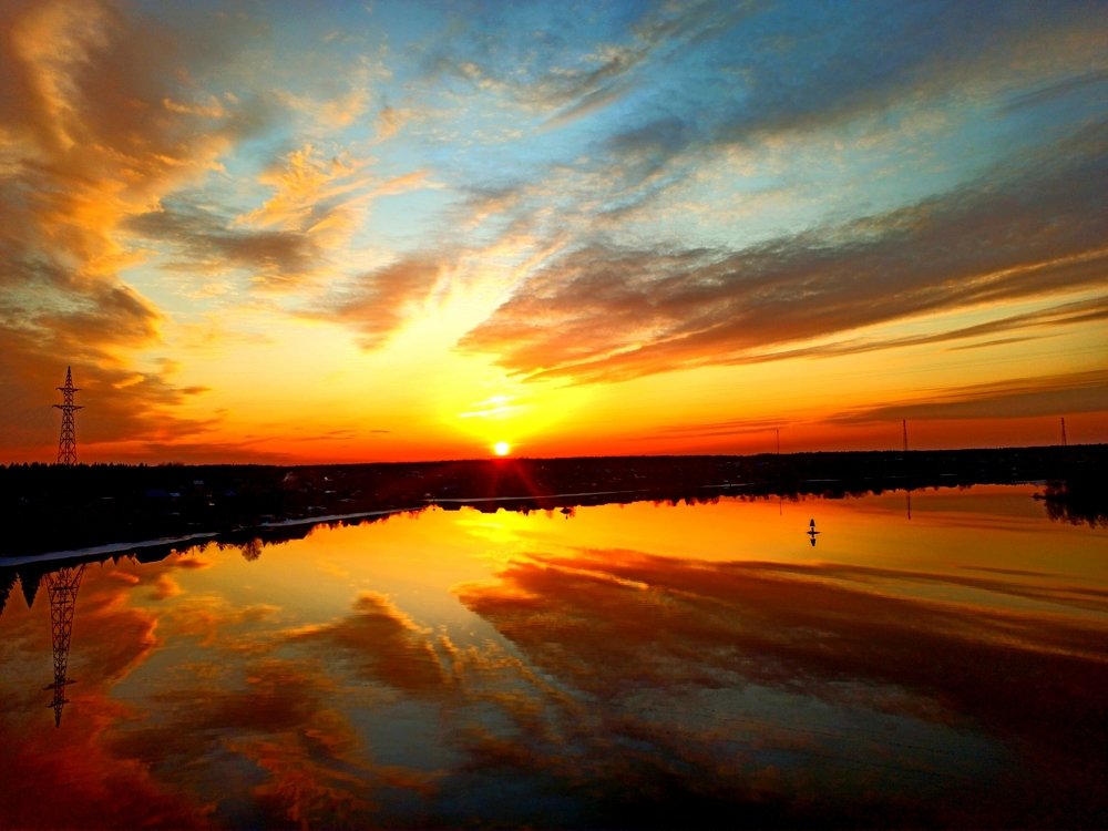 Закат над Шексной