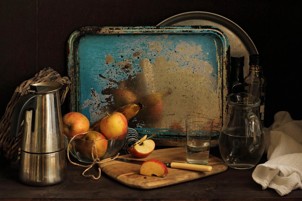 Старый поднос