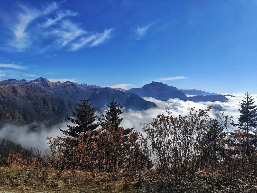 Journey above the clouds