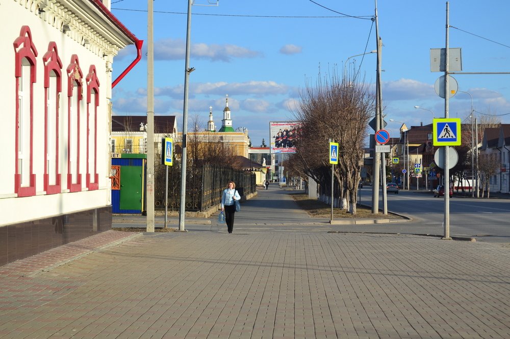 Опустевший городок