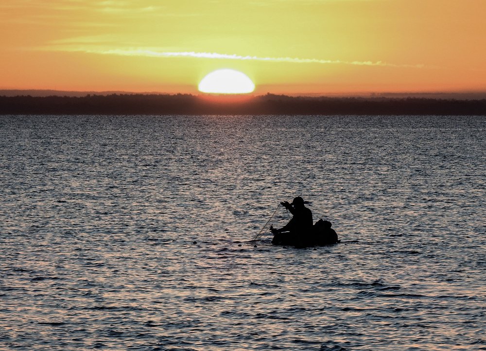 Amaneciendo en el Mar
