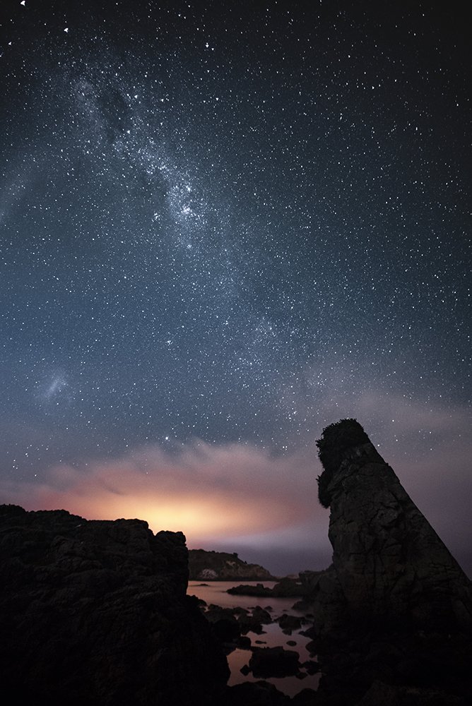 Nocturna en caleta Perone