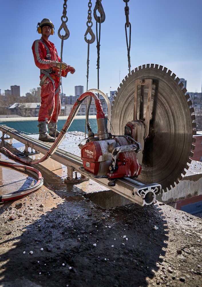 Алмазная резка железобетона