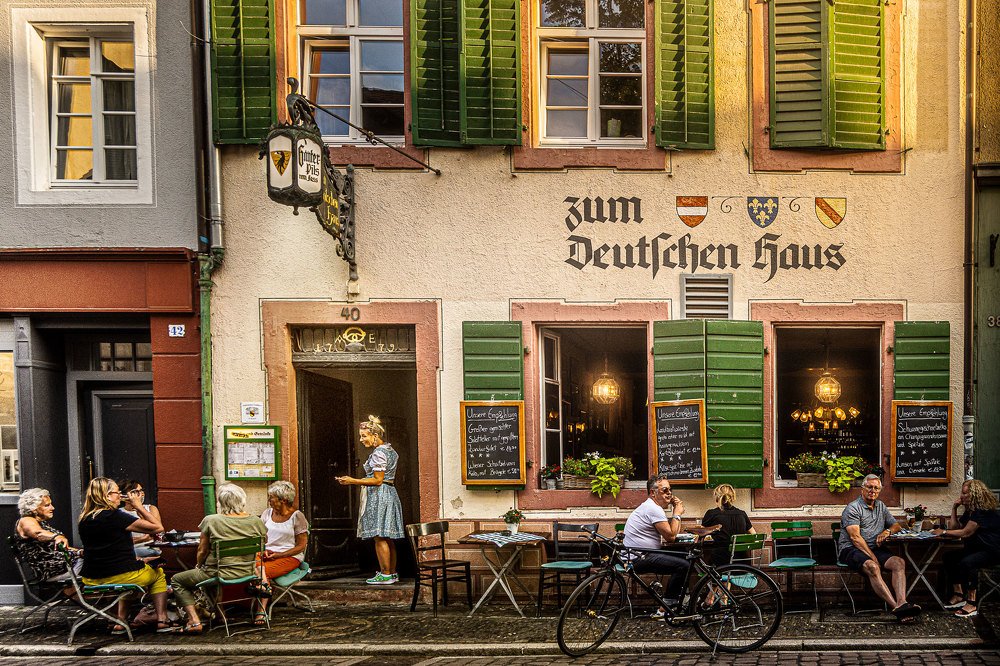Una calle de Friburgo