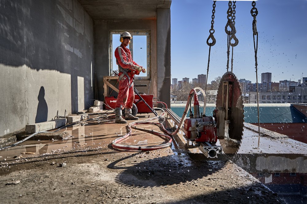 Алмазная резка железобетона