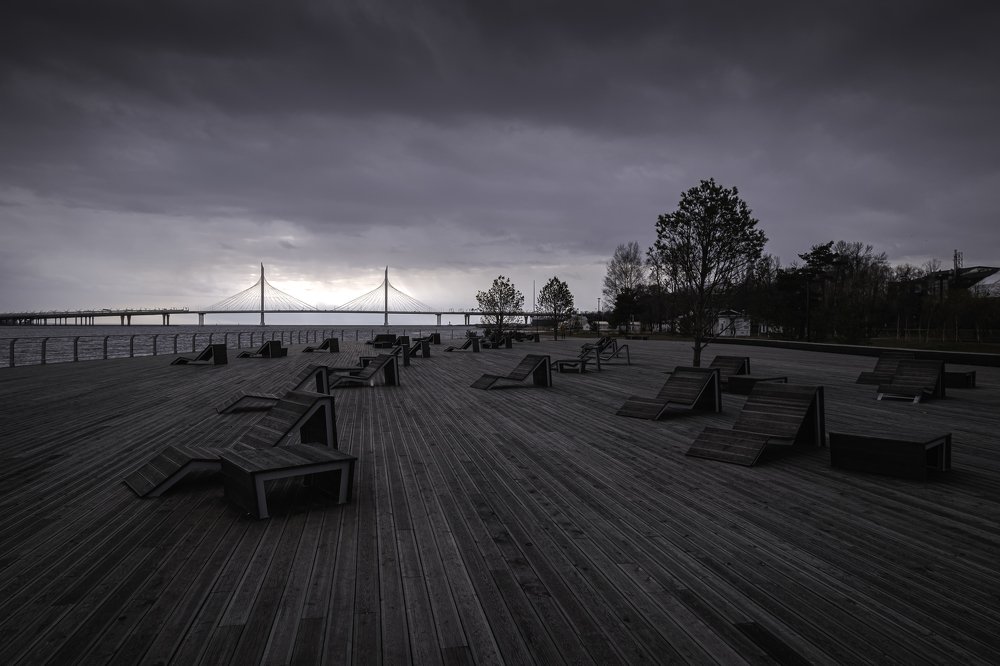 Krestovsky Island at quarantine.