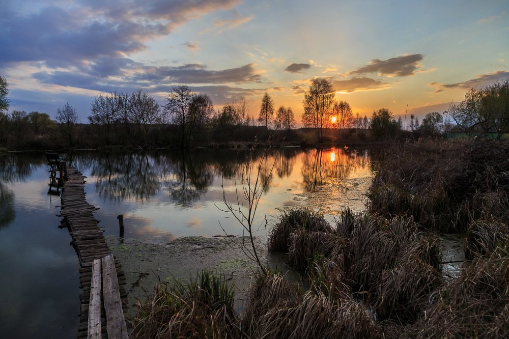 На закате дня