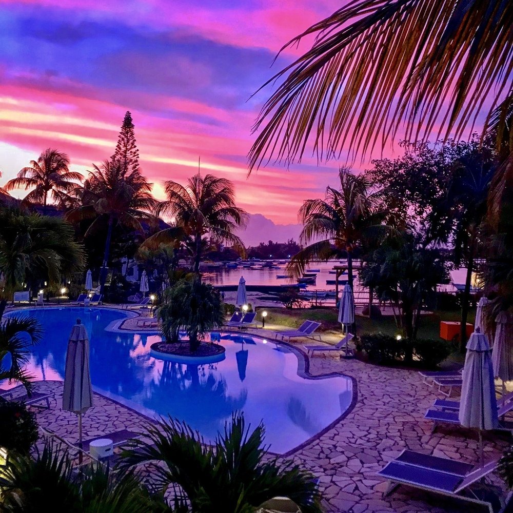 Sunset in Mauritius