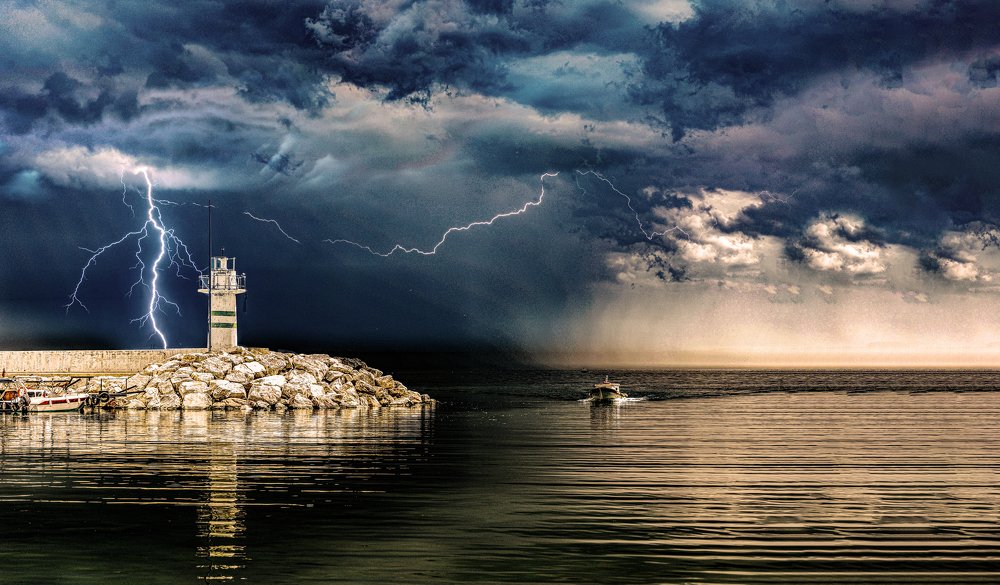 felaketten kaçan adam