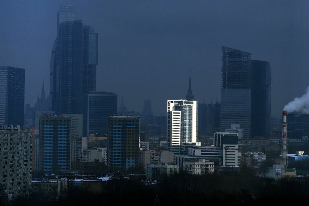 Москва зима.